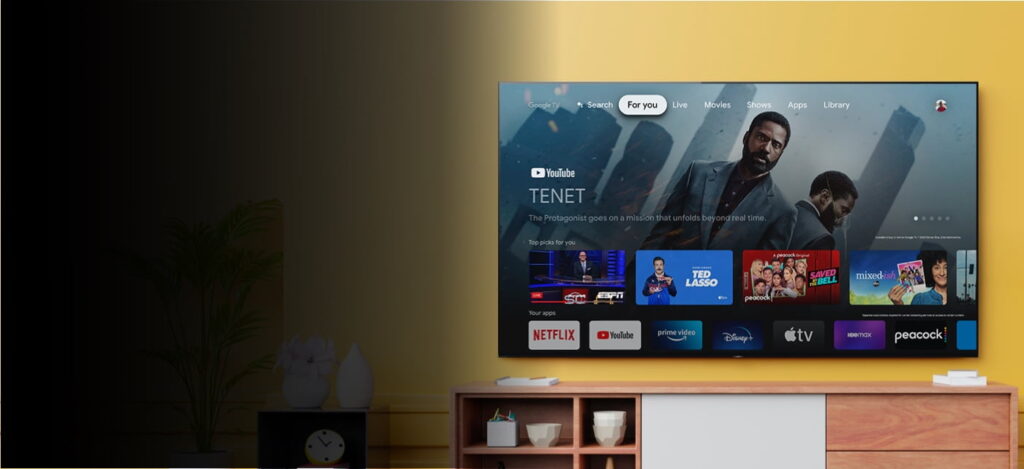 تکنولوژی Google TV در تلویزیون های سونی