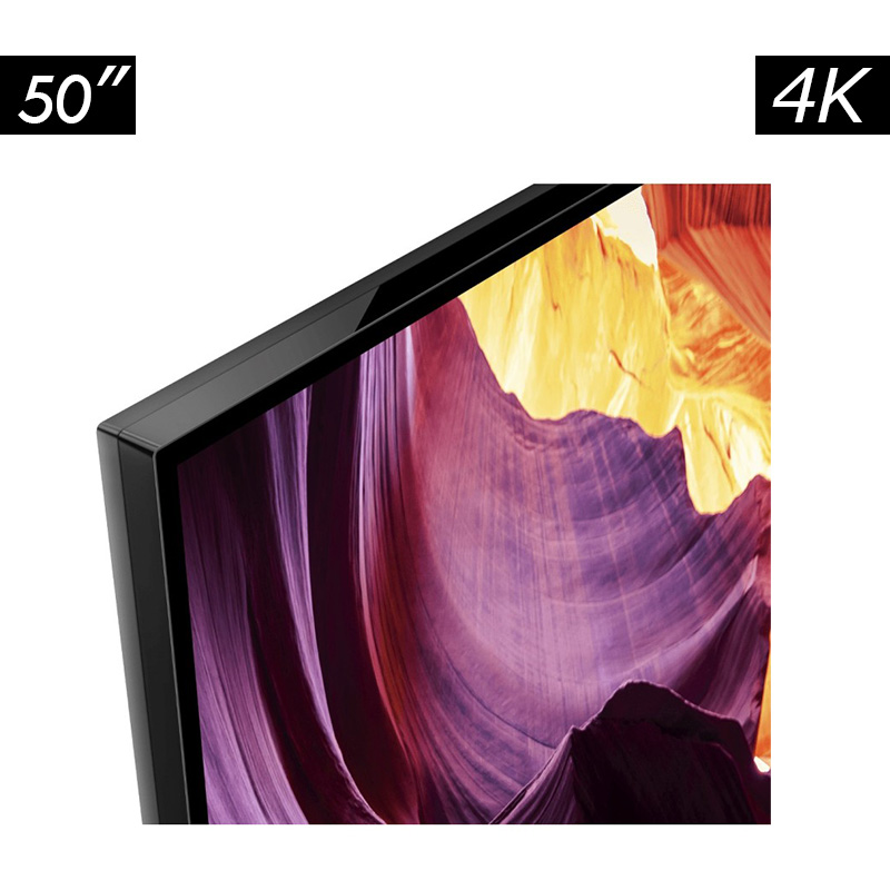 تلویزیون-سونی-مدل-50X80K-از-نمای-گوشه-سایز-50-اینچ